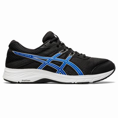 Asics Gel-Contend 6 - Miesten Juoksukengät - Mustat/Sininen